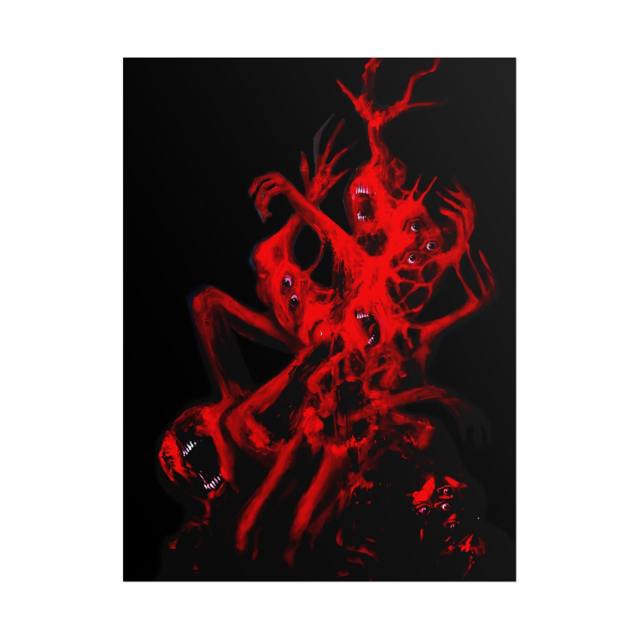 Rapists, murderers, and billionaires in hell print